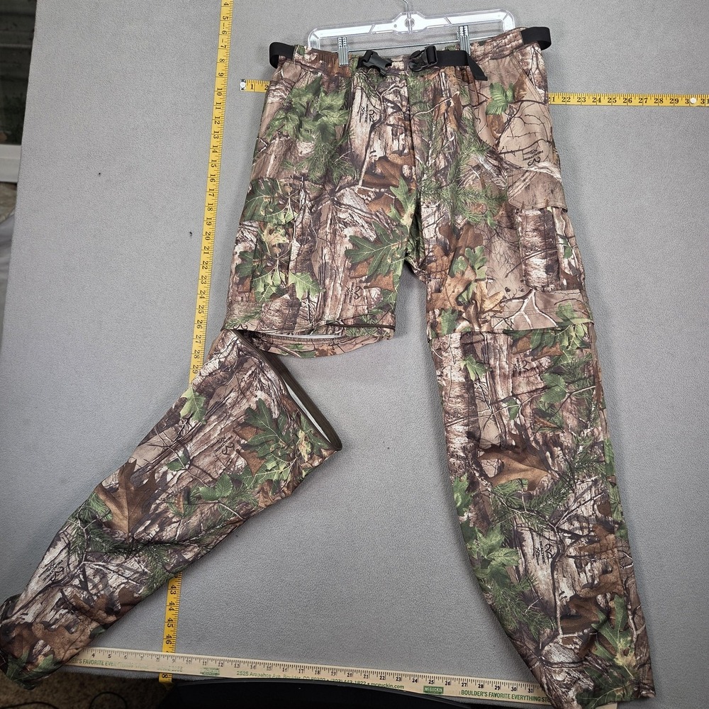 Guide Series Hunting Pants Mens 38x32 Convertible Xtra Green Camo